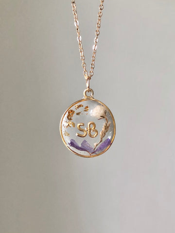 Hera Two Initials Pendant Necklace