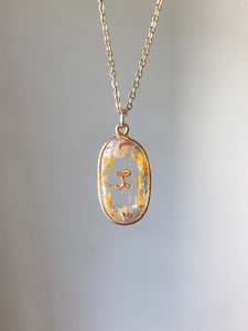 Sunny Initial Pendant Necklace