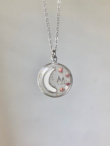 Moonshine Initial Pendant Necklace