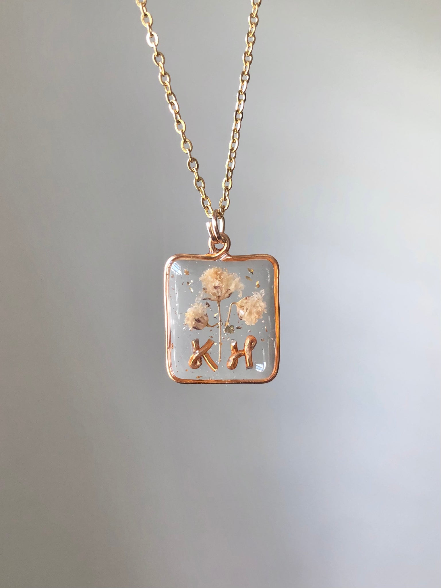 Thalia Two Initials Pendant Necklace